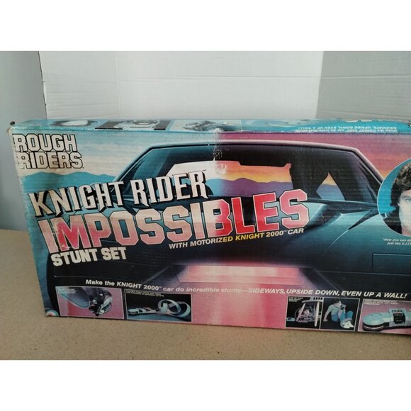 Rough Riders Knight Rider Impossibles Stunt Set With Motorized Knight 2000 Car - Picture 7 of 8